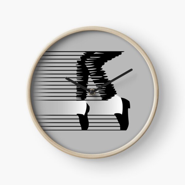 MJ Toes/Feet Dance Clock