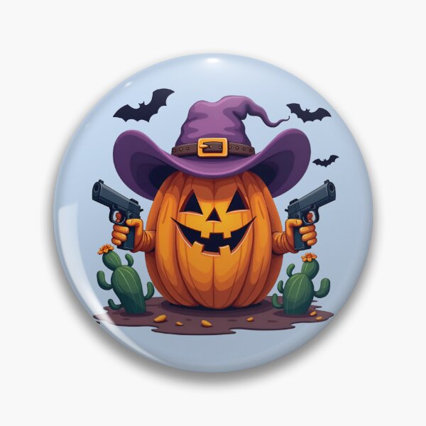 Item preview, Spooky western Halloween Pumpkin cowboy  designed and sold by Colorfulman.