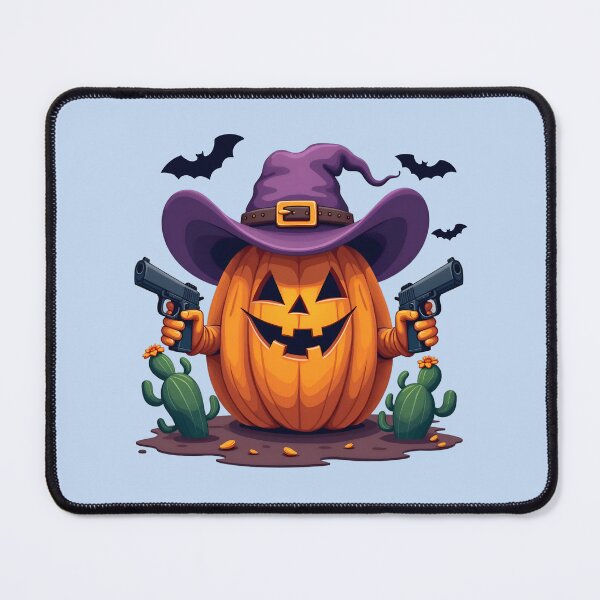 Item preview, Spooky western Halloween Pumpkin cowboy designed and sold by Colorfulman.