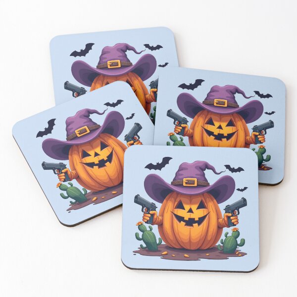 Item preview, Spooky western Halloween Pumpkin cowboy  designed and sold by Colorfulman.