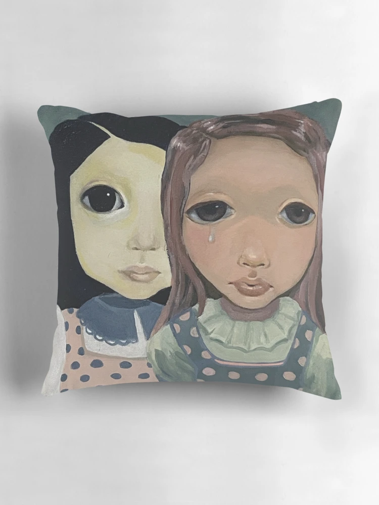Thumbnail 3 of 4, Pillow, Phantom Stares designed and sold by seagrease.