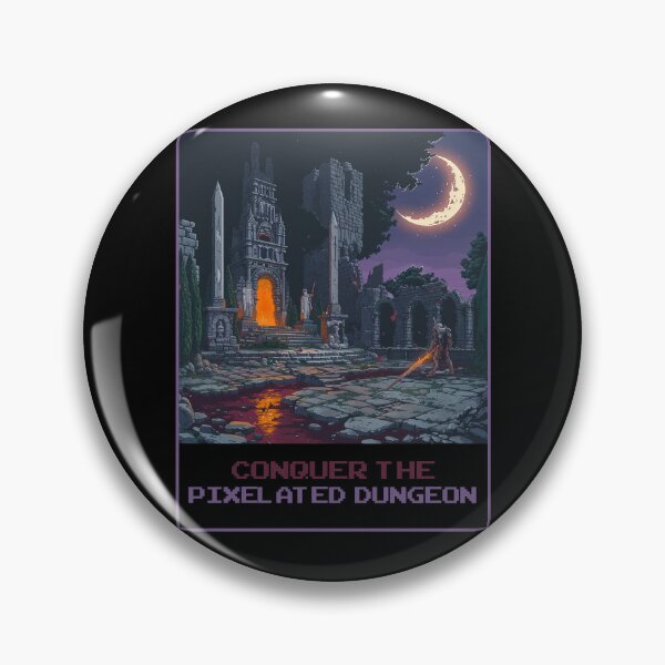 Item preview, Conquer the Pixelated Dungeon designed and sold by MagicAxe.