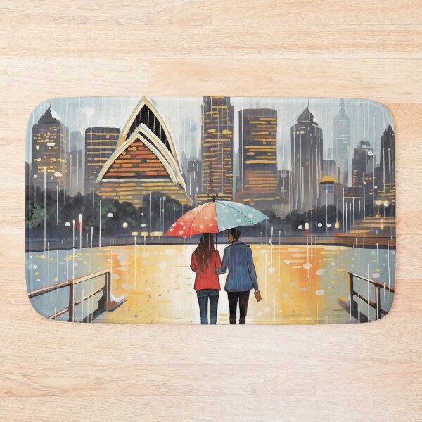 Item preview, Couple in the Rain in Sydney designed and sold by Rtymer.