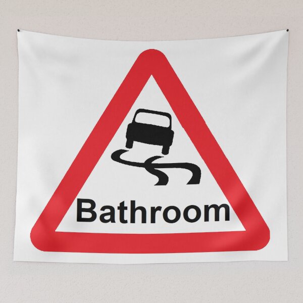 Item preview, Bathroom Washroom Sign designed and sold by MarkEdz.
