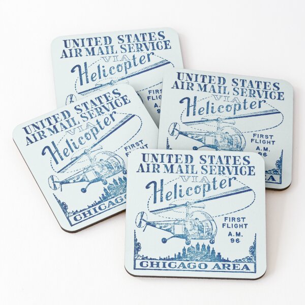 Item preview, 1949 Helicopter Mail Service designed and sold by historicimage.