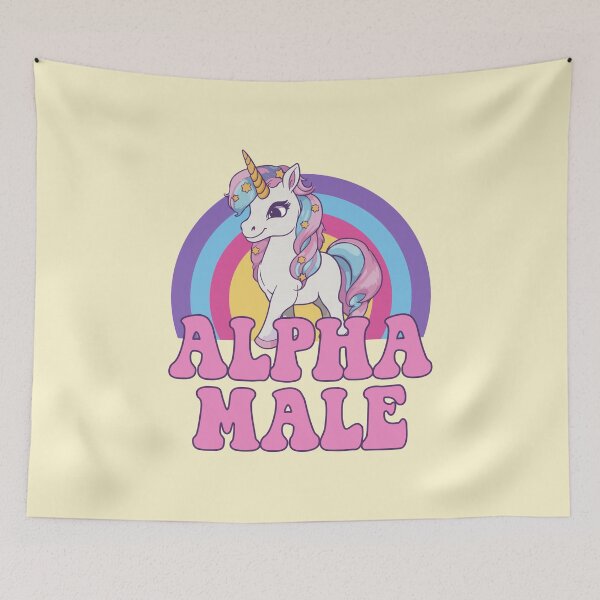 Item preview, Alpha Male Unicorn I designed and sold by Lemon Pepper.