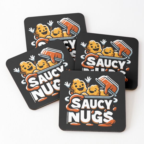 Artikelvorschau, Hähnchennuggets mit Saucy Nugs entworfen und verkauft von Haji  Kamora.