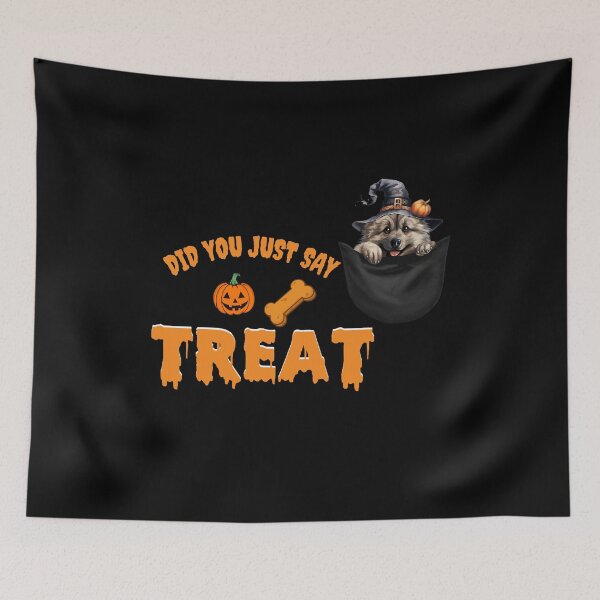 Item preview, Dog in a Pocket Keeshond Halloween Design designed and sold by LovelyHappyGift.