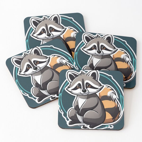 Item preview, Cute Raccoon Art designed and sold by FamiliarPufferfish.