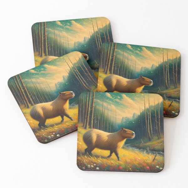 Item preview, Capybara Art #35 | Capybara Lovers designed and sold by ksgraphics222.