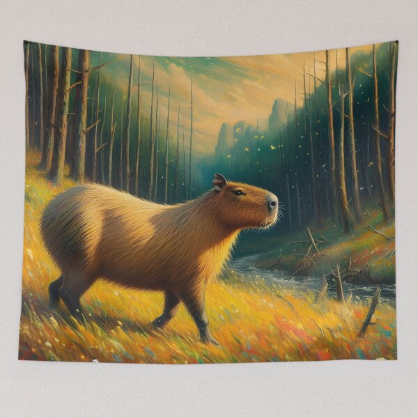 Item preview, Capybara Art #35 | Capybara Lovers designed and sold by ksgraphics222.