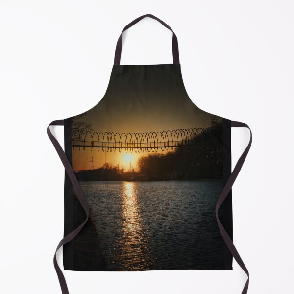 Item preview, Sunset at the Slinky Springs to Fame Bridge in Oberhausen designed and sold by Ruhrpottpicture.