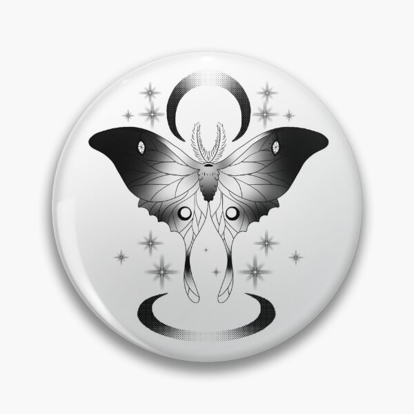 Item preview, Lunar Moth  designed and sold by InkyMushCreates.