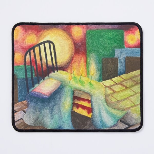 Item preview, Watercolor Birthday Cake Sleepy Time designed and sold by SmileTea.