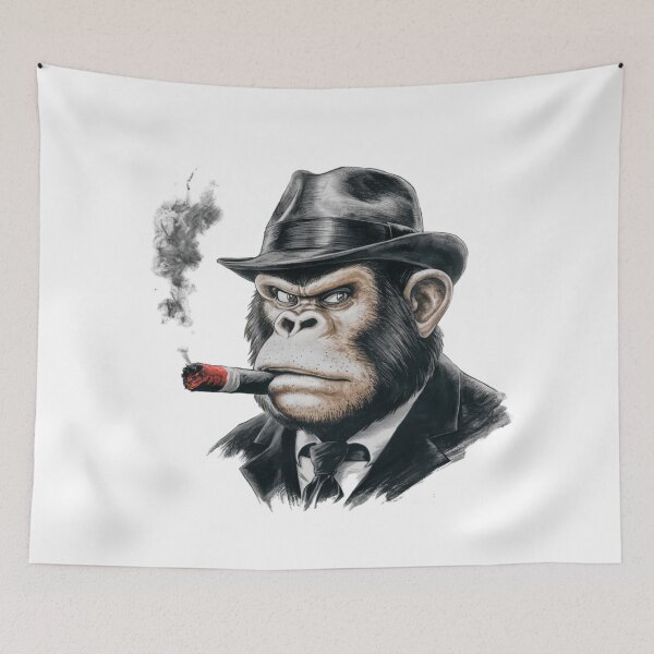 Item preview, Mob Boss, Ape, Cigar, funnyfits70, Humor, Funny designed and sold by FunnyFits70.