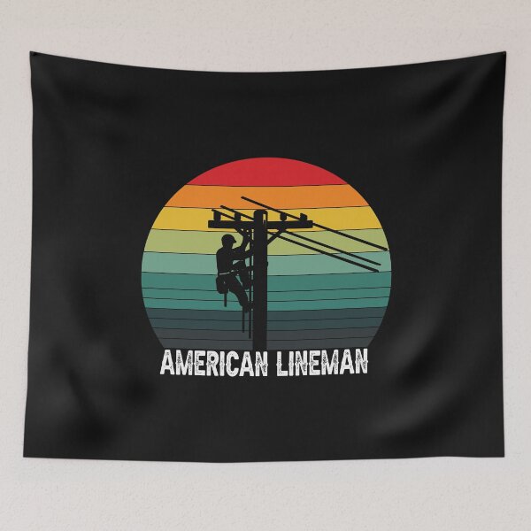 Item preview, electrician / lineman designed and sold by Tee Hub.