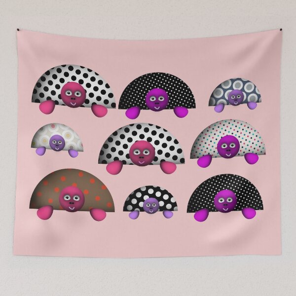 Item preview, turtle , row of abstract turtles designed and sold by NB-Artmagic.