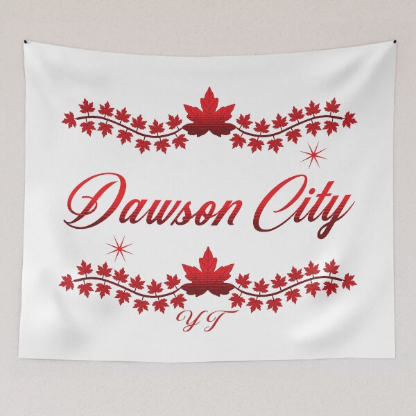Item preview, Dawson City Yukon in a Big Bold and Red Design from Tjays on a Cool designed and sold by TJays.