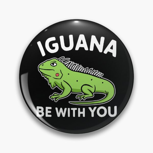 Item preview, Iguana Be With You! Cute Iguana Pun White designed and sold by PMCreative.