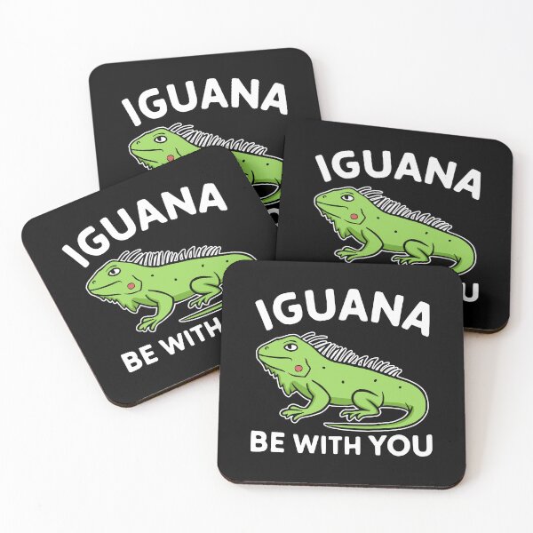 Item preview, Iguana Be With You! Cute Iguana Pun White designed and sold by PMCreative.