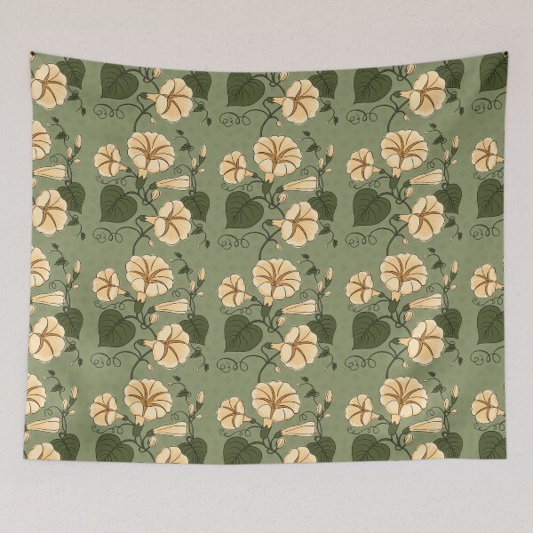 Item preview, William Morris inspired floral vine designed and sold by Lucinda Kidney.