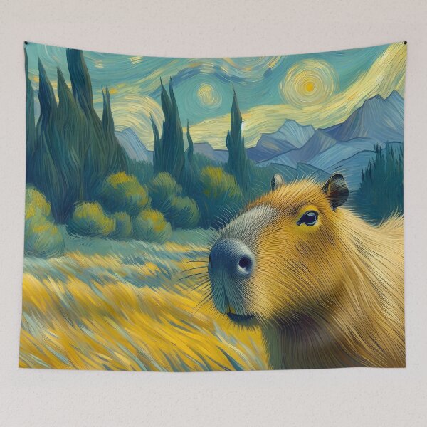 Item preview, Capybara Art #36 | Capybara Lovers designed and sold by ksgraphics222.