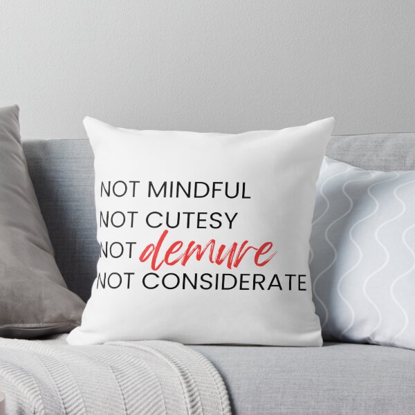 Item preview, Not Demure designed and sold by RavenPhotoUK.