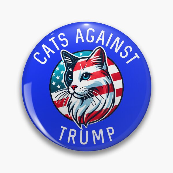 Item preview, Cats Against Trump Red White and Blue Cat Protest  designed and sold by The Junto Shop.