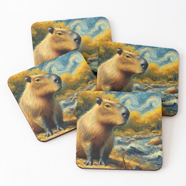 Item preview, Capybara Art #37 | Capybara Lovers designed and sold by ksgraphics222.