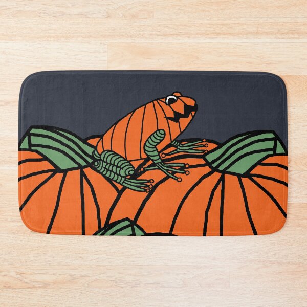 Item preview, Hidden Frog on Halloween Pumpkin Pile designed and sold by ellenhenry.