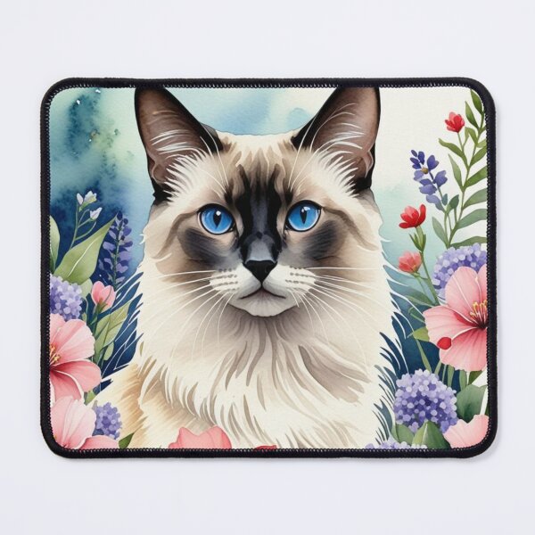 Item preview, Cute Abyssinian Cat, Floral Kitten for Animal Lovers Fun designed and sold by LunarFern.