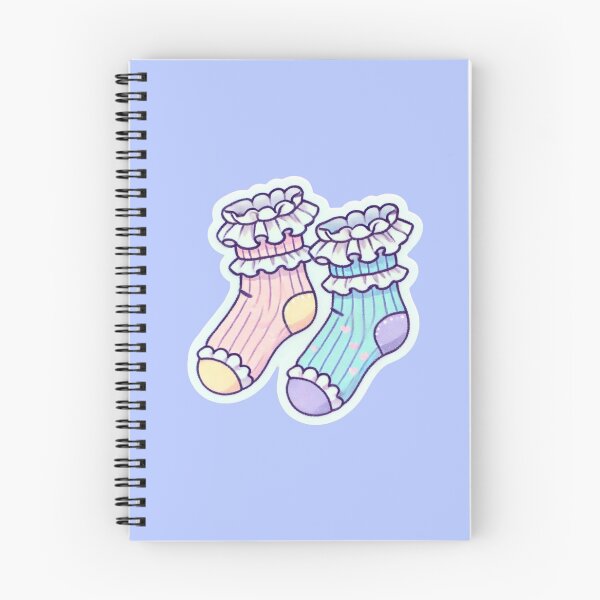 Item preview, Cozy Frilly Pastel Socks designed and sold by Bug-and-Dove.