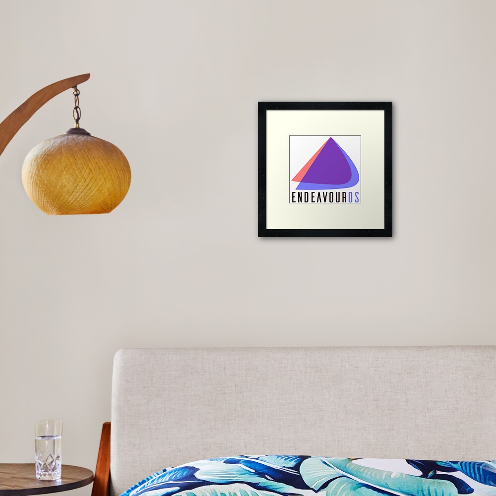 Item preview, Framed Art Print designed and sold by EndeavourOS.