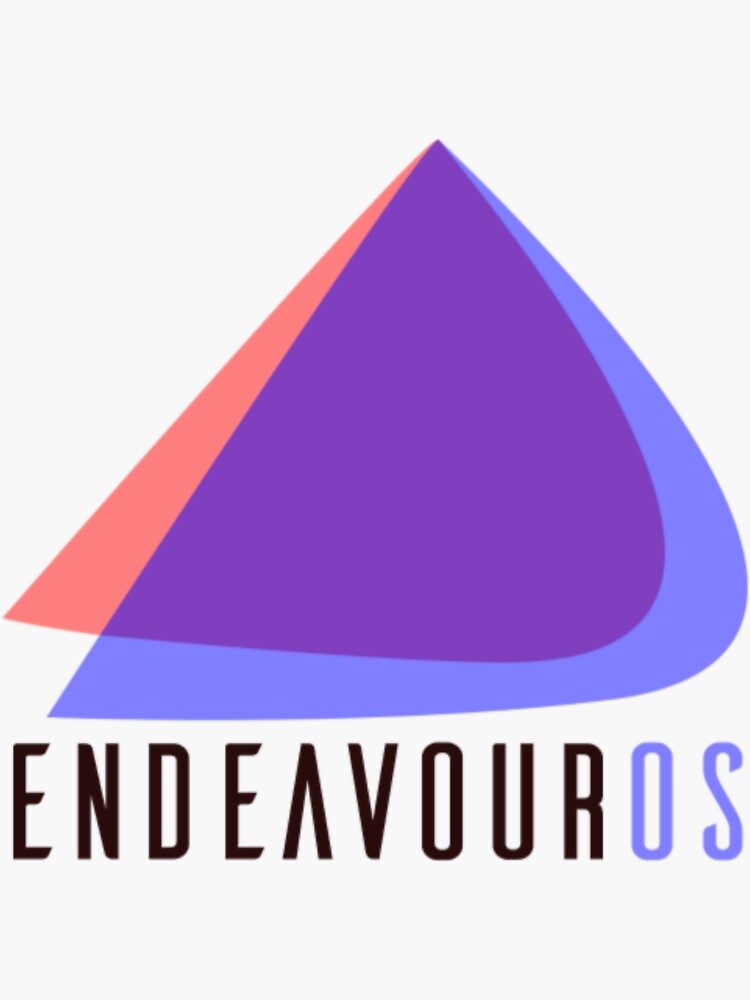 Thumbnail 3 of 3, Sticker, EndeavourOS Logo Light designed and sold by EndeavourOS.