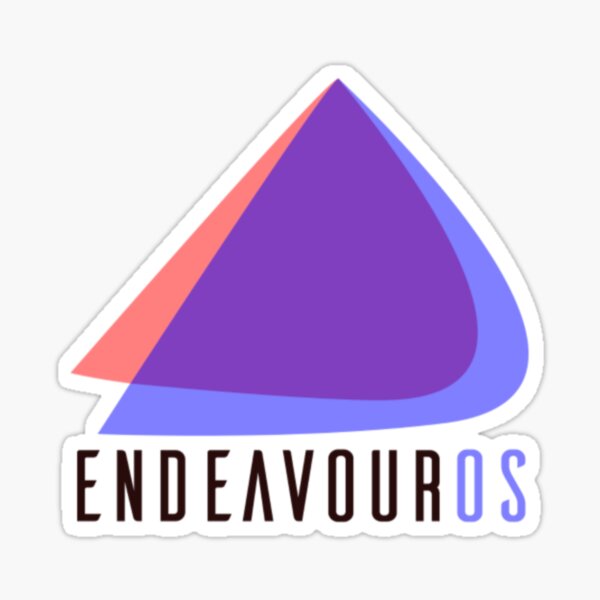Item preview, EndeavourOS Logo Light designed and sold by EndeavourOS Swag.