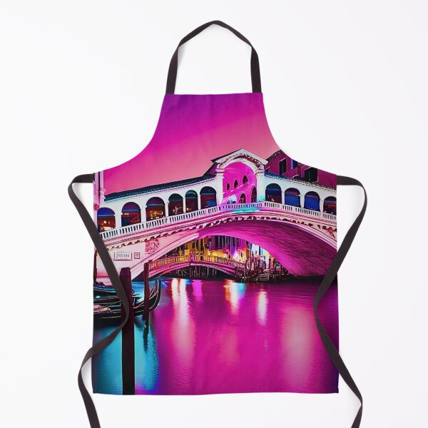 Item preview, VENICE RIALTO BRIDGE NEON SKYLINE designed and sold by milestotreasure.