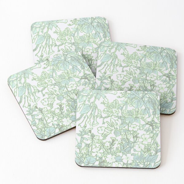 Item preview, Homage to Honeysuckle (soft green) designed and sold by OurShop.