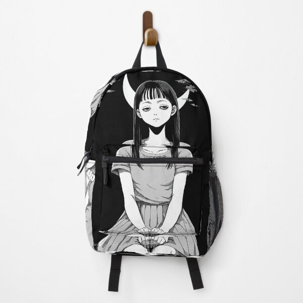 Artikelvorschau, Horns of the Crescent Night – black and white melancholic manga anime girl entworfen und verkauft von ForsakenFrames.