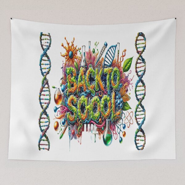 Item preview, Back to School Graffiti with Biological Elements designed and sold by FashionFusionFL.