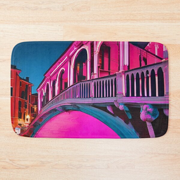Item preview, VENICE RIALTO BRIDGE NEON CITY designed and sold by milestotreasure.