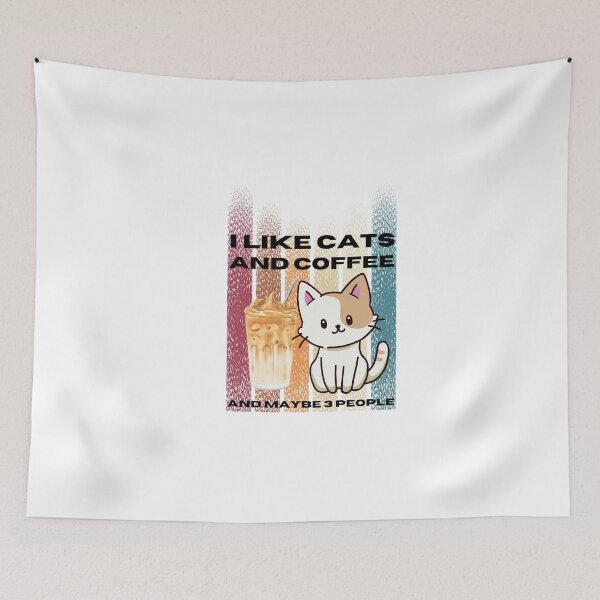 Item preview, I Like Cats And Coffee And Maybe 3 People For Pets Lovers And Owners designed and sold by lorenzoha.