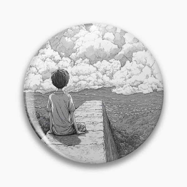Item preview, Sunlit Longing – black and white melancholic manga anime boy designed and sold by ForsakenFrames.