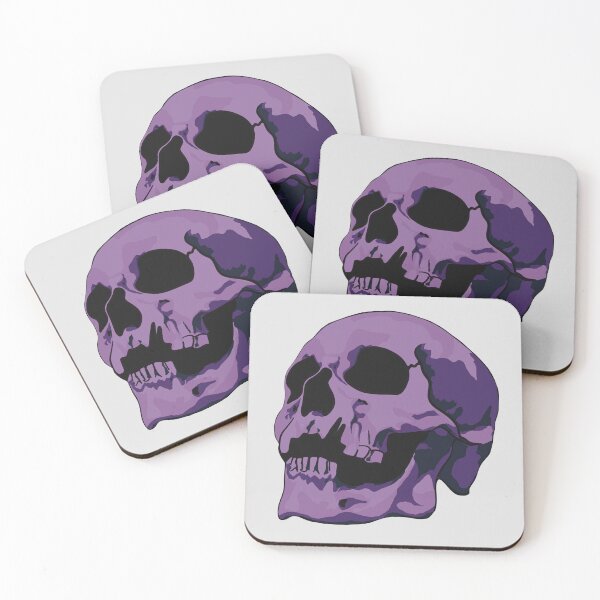 Item preview, Purple Pop Art Skull designed and sold by Skull Fern.