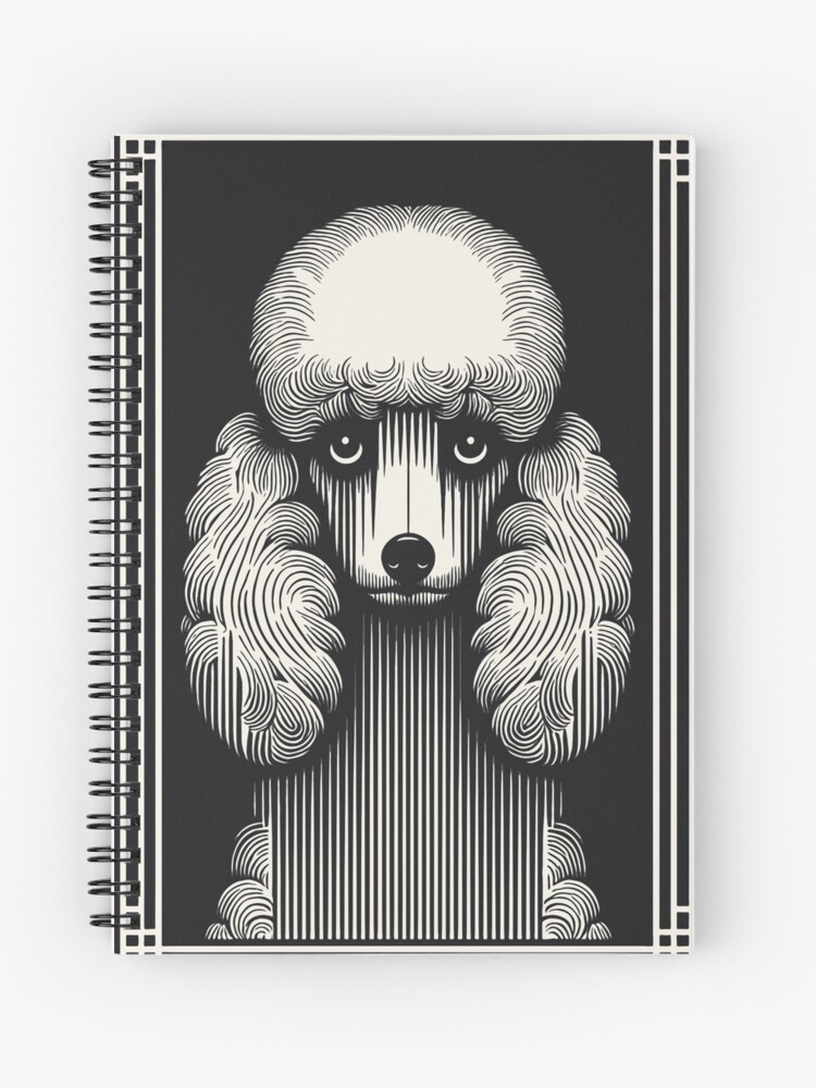 Thumbnail 1 of 3, Journal, Poodle Halloween & Grunge Aesthetic designed and sold by K9ish.