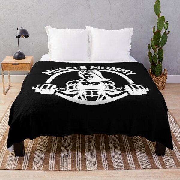 Item preview, Muscle Mommy! Muscular Black And White Gym designed and sold by PMCreative.