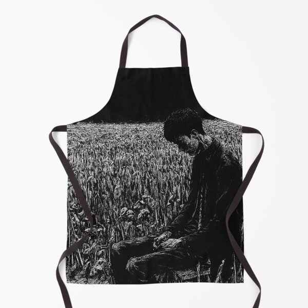 Item preview, The Weight of Silence – black and white melancholic manga anime boy designed and sold by ForsakenFrames.