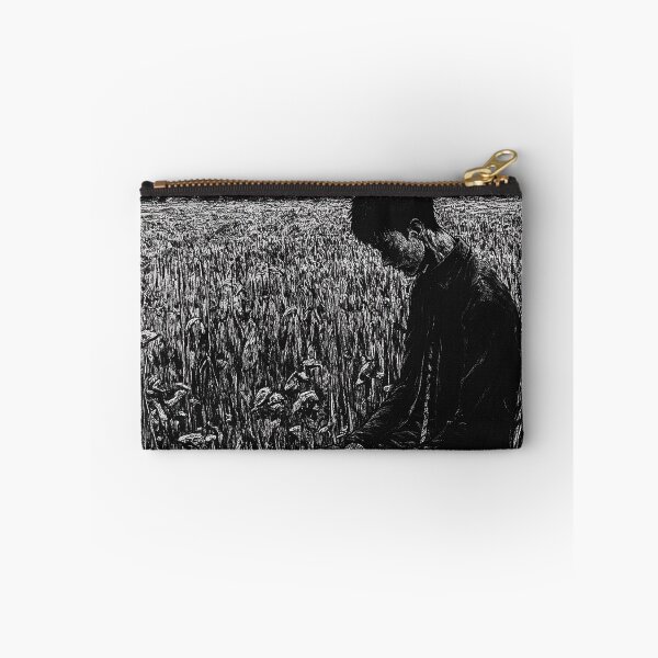 Item preview, The Weight of Silence – black and white melancholic manga anime boy designed and sold by ForsakenFrames.