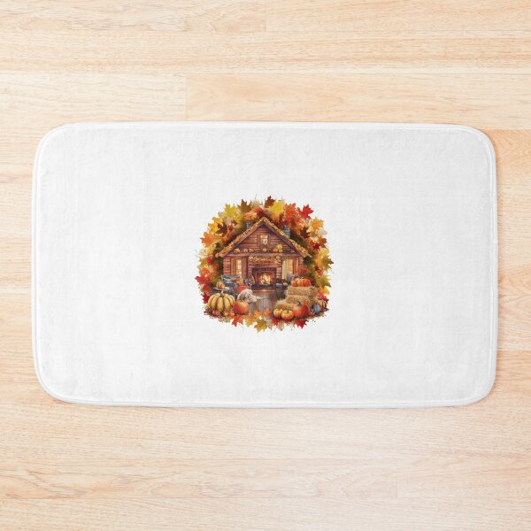 Item preview, Autumn vibes design calm leaves house  designed and sold by Newhyperion.