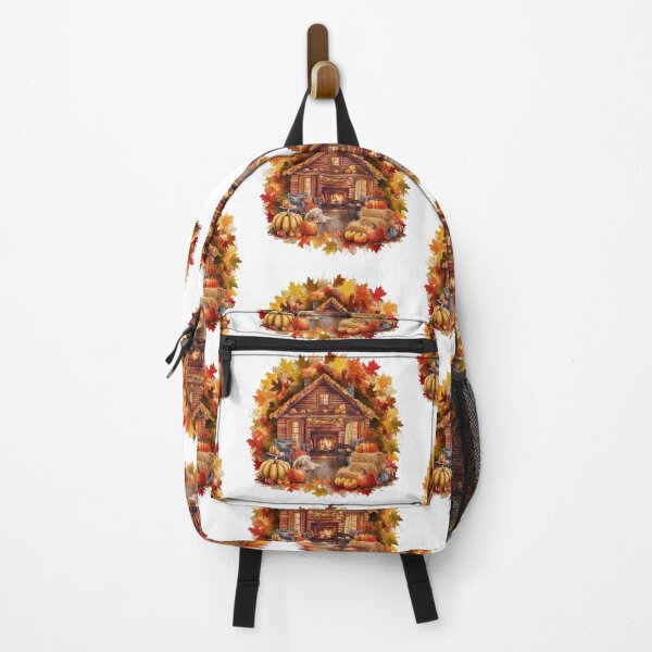 Item preview, Autumn vibes design calm leaves house  designed and sold by Newhyperion.