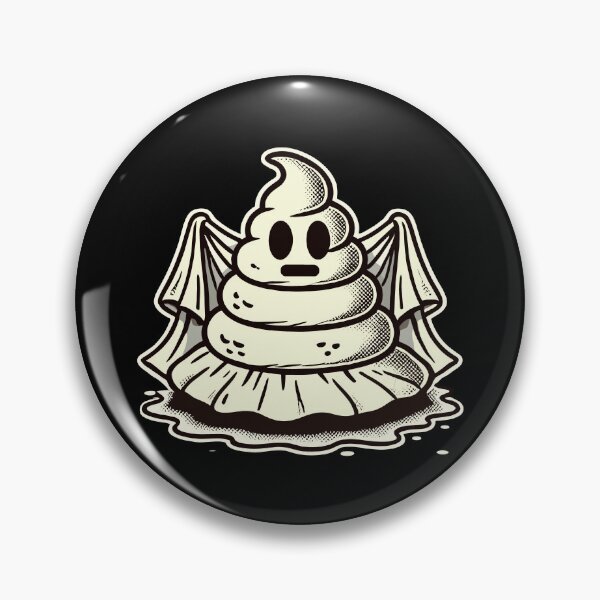 Item preview, Funny Poop Feces Ghost Humorous designed and sold by LuminOrb.